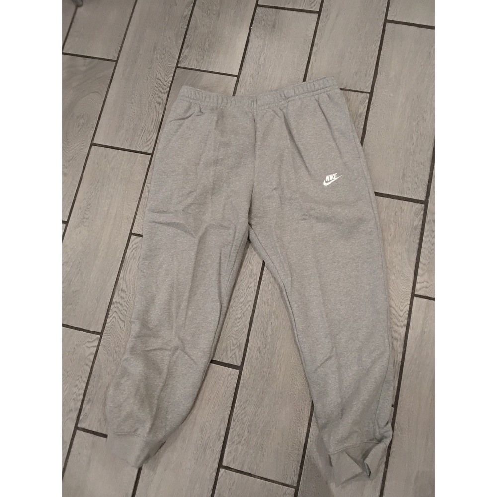 Nike Mens Standard‎ Fit Taper Leg Sweatpants Joggers Grey XXL